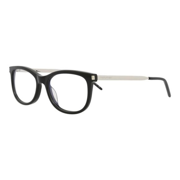 Saint Laurent Womens Round/Oval Black Silver Transparent Fashion Designer - Picture 1 of 4